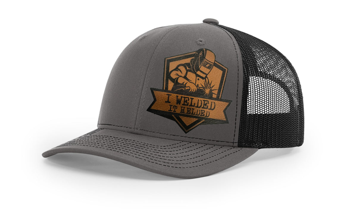 "I Welded, It Helded" Richardson 112 Snapback Trucker Hat – Perfect for Welders"