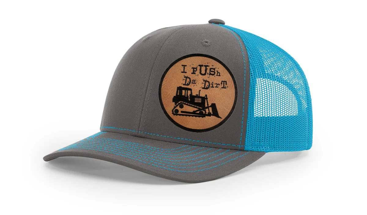 I Push Da Dirt Richardson 112 Snapback Trucker Hat – Ideal for Heavy Equipment Operators