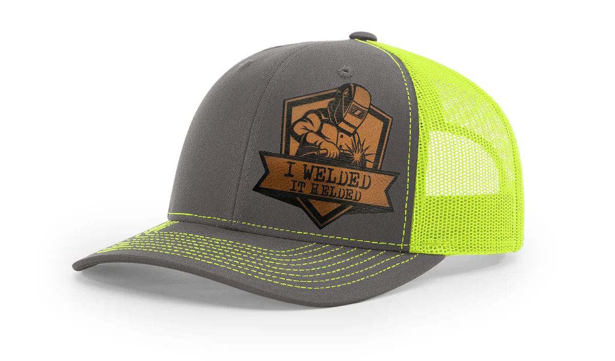 "I Welded, It Helded" Richardson 112 Snapback Trucker Hat – Perfect for Welders"