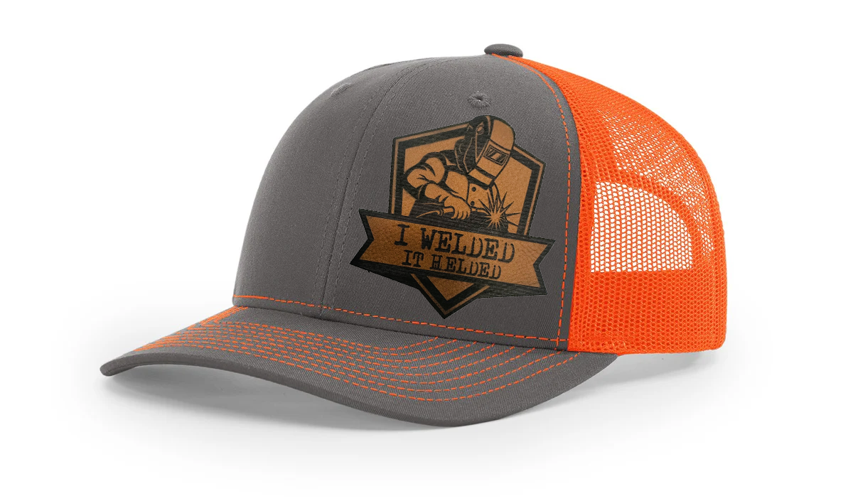 "I Welded, It Helded" Richardson 112 Snapback Trucker Hat – Perfect for Welders"
