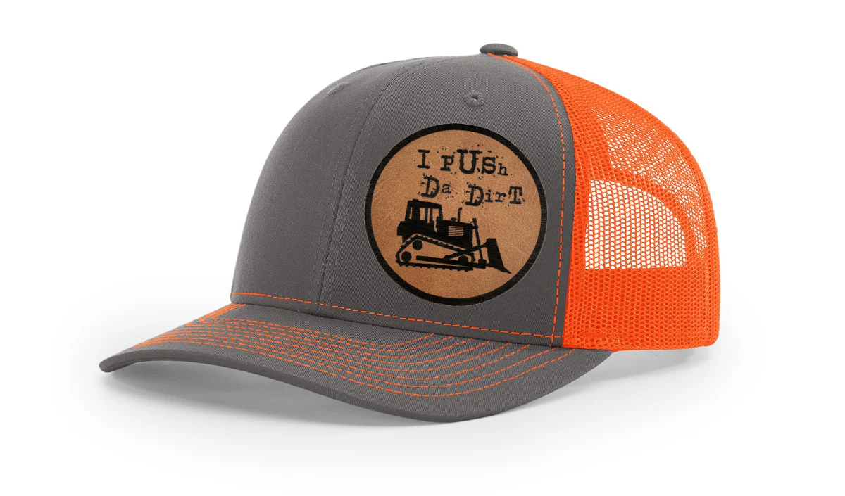 I Push Da Dirt Richardson 112 Snapback Trucker Hat – Ideal for Heavy Equipment Operators