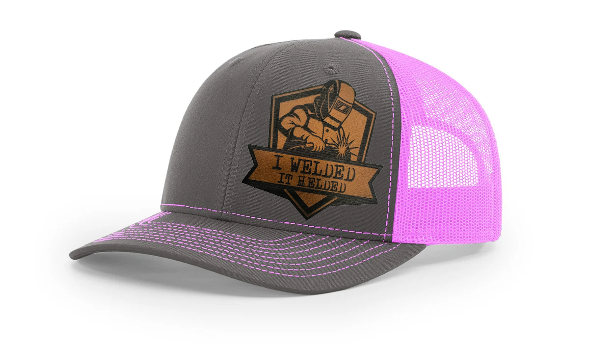 "I Welded, It Helded" Richardson 112 Snapback Trucker Hat – Perfect for Welders"