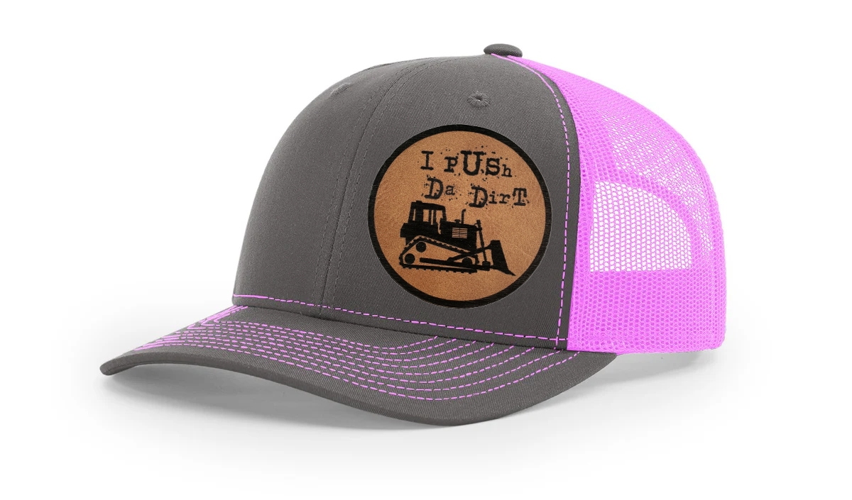 I Push Da Dirt Richardson 112 Snapback Trucker Hat – Ideal for Heavy Equipment Operators