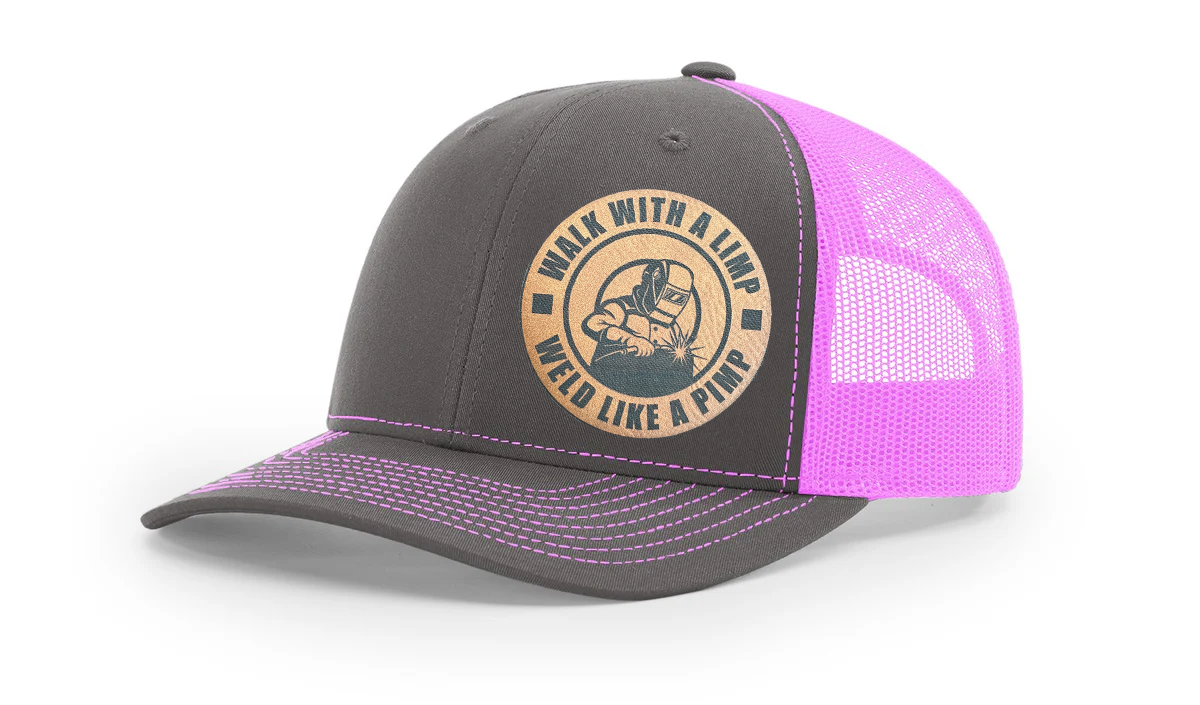 Walk with a Limp, Weld Like a Pimp Richardson 112 Snapback Trucker Hat – Welding with Style