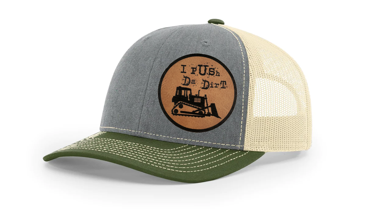 I Push Da Dirt Richardson 112 Snapback Trucker Hat – Ideal for Heavy Equipment Operators