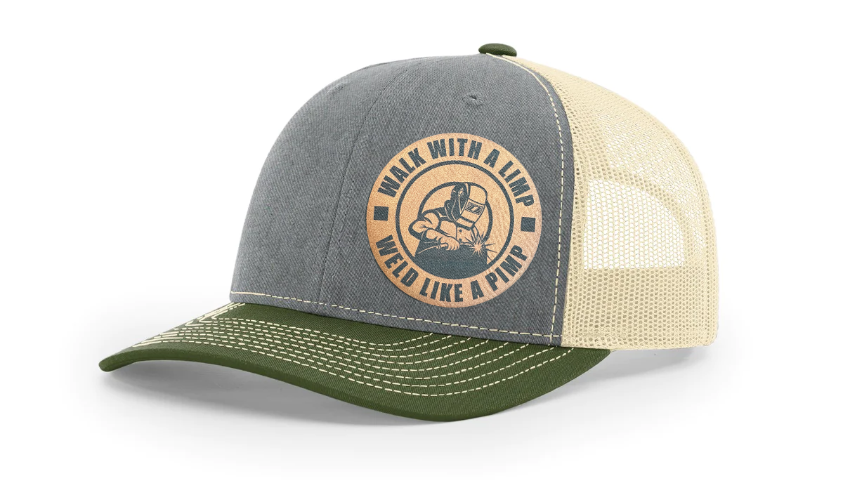 Walk with a Limp, Weld Like a Pimp Richardson 112 Snapback Trucker Hat – Welding with Style