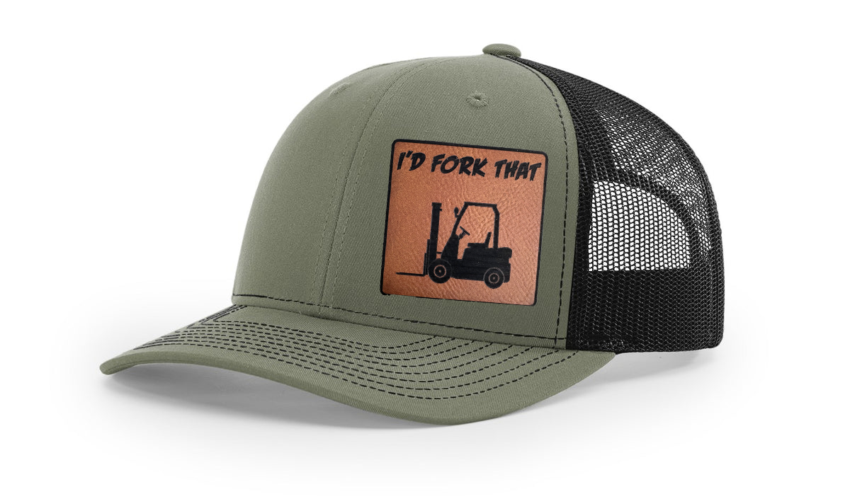 I'd Fork That Richardson 112 Snapback Trucker Hat – Perfect for Forklift Operators
