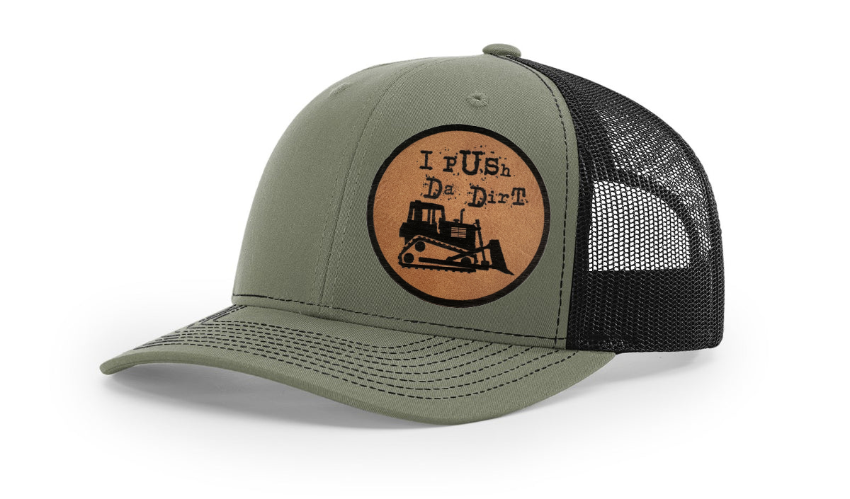 I Push Da Dirt Richardson 112 Snapback Trucker Hat – Ideal for Heavy Equipment Operators