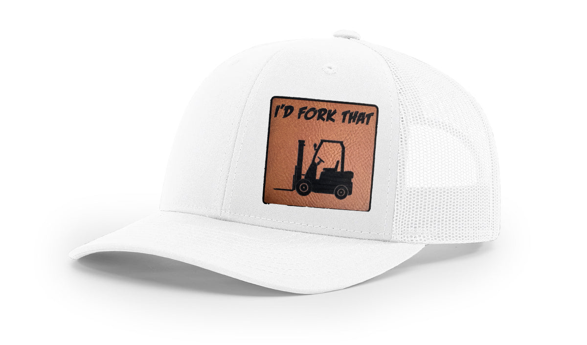 I'd Fork That Richardson 112 Snapback Trucker Hat – Perfect for Forklift Operators