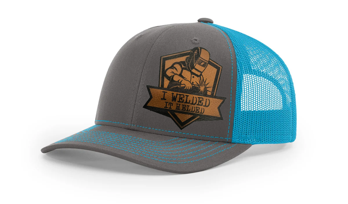 "I WELDED IT HELDED", RICHARDSON 112 SNAPBACK TRUCKER HAT