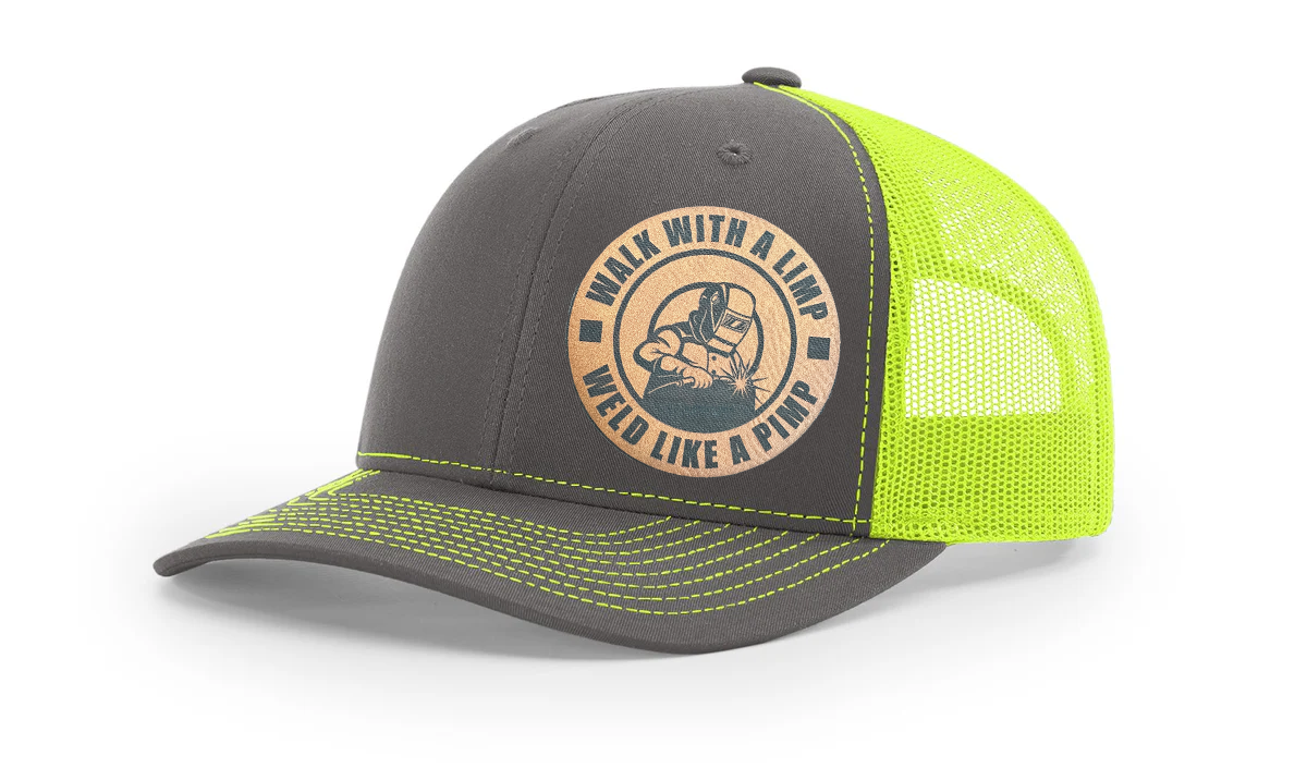 Walk with a Limp, Weld Like a Pimp Richardson 112 Snapback Trucker Hat – Welding with Style