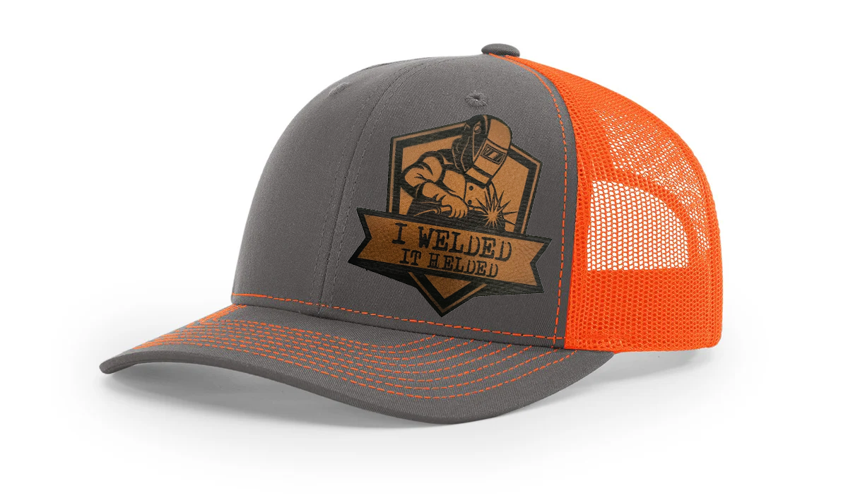 "I WELDED IT HELDED", RICHARDSON 112 SNAPBACK TRUCKER HAT