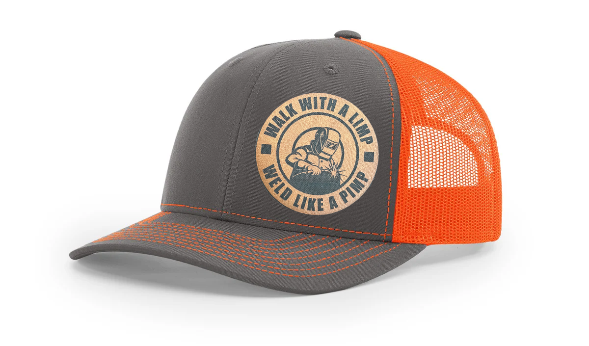 Walk with a Limp, Weld Like a Pimp Richardson 112 Snapback Trucker Hat – Welding with Style