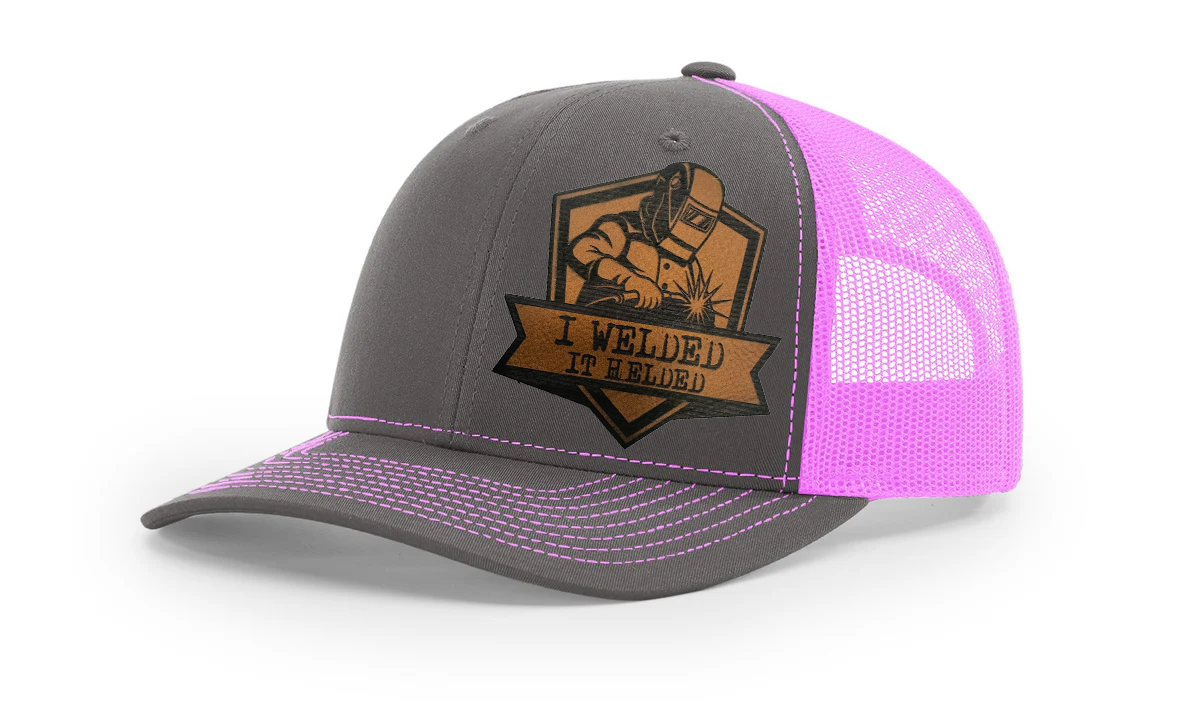 "I WELDED IT HELDED", RICHARDSON 112 SNAPBACK TRUCKER HAT