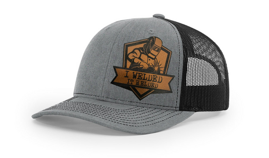 "I WELDED IT HELDED", RICHARDSON 112 SNAPBACK TRUCKER HAT