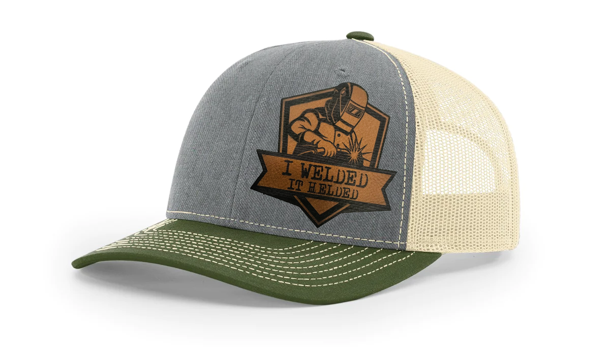 "I WELDED IT HELDED", RICHARDSON 112 SNAPBACK TRUCKER HAT